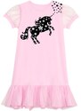 Mushi Starry Unicorn Girl Pink Tulle Dress