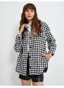 Koton Oversize Lumberjack Shirt with Buttons and Pocket Detail.