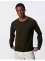 Koton Basic Knitwear Sweater Textured Round Neck Slim Fit