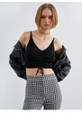 Koton Strapless Crop Top