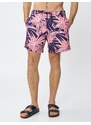 Koton Swimsuit Shorts Leaf Printed Waist Laced Pocket