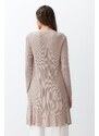 Trendyol Pink Midi Summer Thin Knitwear Cardigan