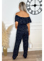 AX Paris Woman's Jumpsuit PA592 Navy Blue