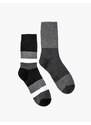 Koton Set of 2 Socks with Geometric Pattern.