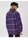 Koton Plaid Pocket Shacket