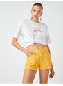 Şahika Ercümen X Koton - Denim Shorts with Pockets