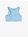 Koton Half Tank Tops, Sleeveless, Floral Slim Fit.