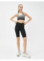 Koton Biker Sports Leggings High Waist