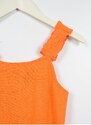 Koton Plain Orange Girls' Long Dress 3skg80075aw