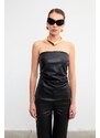 VATKALI Strapless leather top - Premium edition