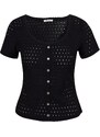 Černé dámské tričko ORSAY - Dámské