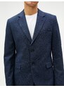 Koton Blazer Jacket with Buttons, Pockets, Stitching Detail, Slim Fit