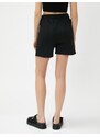 Koton Shorts With Tie Waist Pocket Detailed Relaxed Cut.