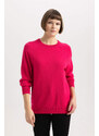 DEFACTO Relax Fit Crew Neck Pullover