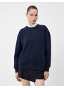 Koton Basic Sweatshirt Crew Neck Long Sleeve