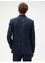 Koton Summer Jacket Blazer Plaid Stitch Detail Buttoned Pocket
