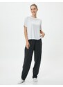 Koton Jogger Pajama Bottoms With Elastic Waist.