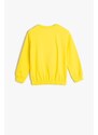 Koton Baby Girl Yellow Sweatshirt