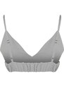 Trendyol Gray Crop Woven Shiny Stone Bustier