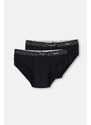 Dagi Black Micro Modal 2-pack Slip Panties