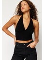 Trendyol Black Weightlifting Knitted Blouse