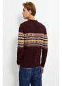 Koton Men's Burgundy Sweater