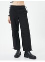 Koton Oversize Parachute Trousers Layer Detail Pocket Cotton