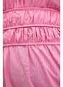 Trendyol Pink Gathered Detailed Long Woven Dress