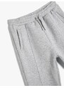Koton Basic Jogger Sweatpants Raised Pocket Tie Waist