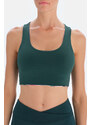 Dagi Women's Dark Green Reversible Sports Bra