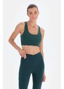 Dagi Women's Dark Green Reversible Sports Bra