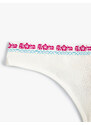 Koton Thong Panties Motto Printed Cotton