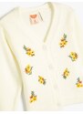 Koton Cardigan V Neck Floral Pattern Long Sleeve
