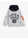 Koton College Hooded Sweatshirt