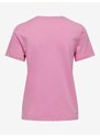 Růžové dámské tričko ONLY Kita - Dámské