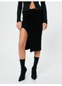 Koton Knitwear Skirt Midi Slit Detailed