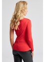 Cool & Sexy Women's Red Single Sleeve Blouse