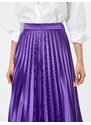 Koton Satin Pleated Skirt Midi Length