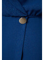 Trendyol Navy Blue Double Breasted Short Skirt Woven Jumpsuit