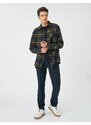 Koton Lumberjack Shirt Classic Collar Buttons Pocket Detailed Long Sleeve