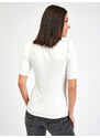 Orsay Bílé dámské tričko s krajkou - Dámské