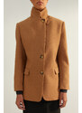 Trendyol Camel Limited Edition Regular Lined Woven Blazer Jacket