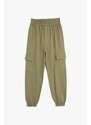 Koton 4wkg40149ak Girls' Tracksuit Bottom Khaki