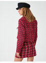 Koton Crop Tweed Jacket