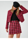 Koton Crop Tweed Jacket