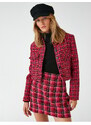 Koton Crop Tweed Jacket