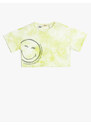 Koton Oversize Smileyworld T-Shirt Licensed Batik Pattern