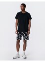 Koton Lace Waist Shorts Skull Printed Pocket Detailed Slim Cut