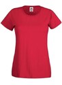 Lady fit Red T-shirt Original Fruit of the Loom