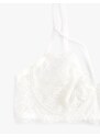 Koton Unpadded Bra Underwire Lace Piping Detailed